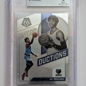 2019-20 Panini Mosaic Ja Morant Introductions #7 Rookie RC Memphis BGS 9 MINT
